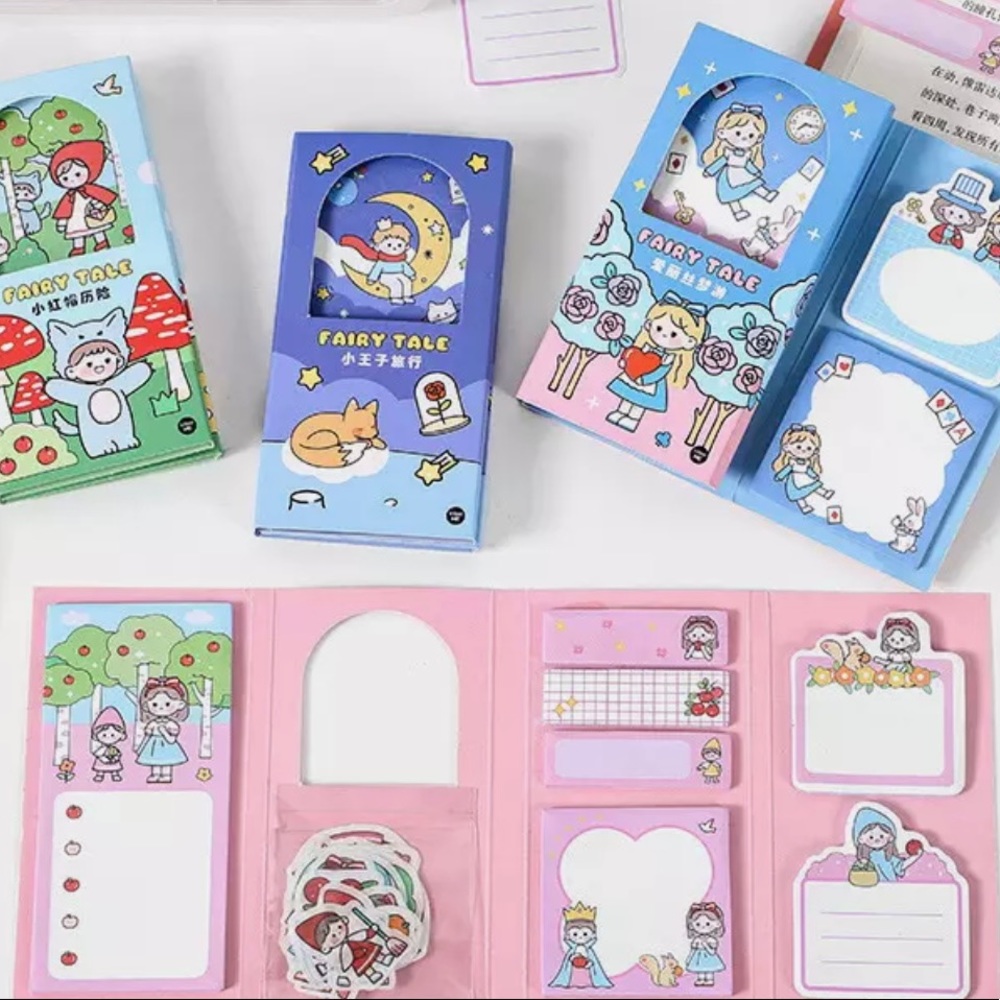 $3 Stickers and notepad set one at random $3 if bundled - Picture 2 of 12